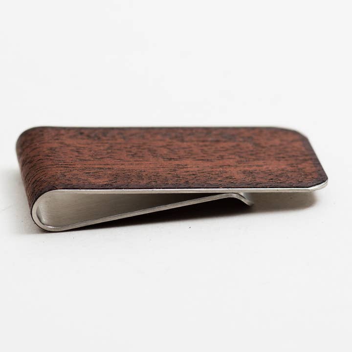 Resolute Star – Großhandel Geldscheinklammer – Unisex – Personalisierte Geldbörse aus Holz: Geldklammer