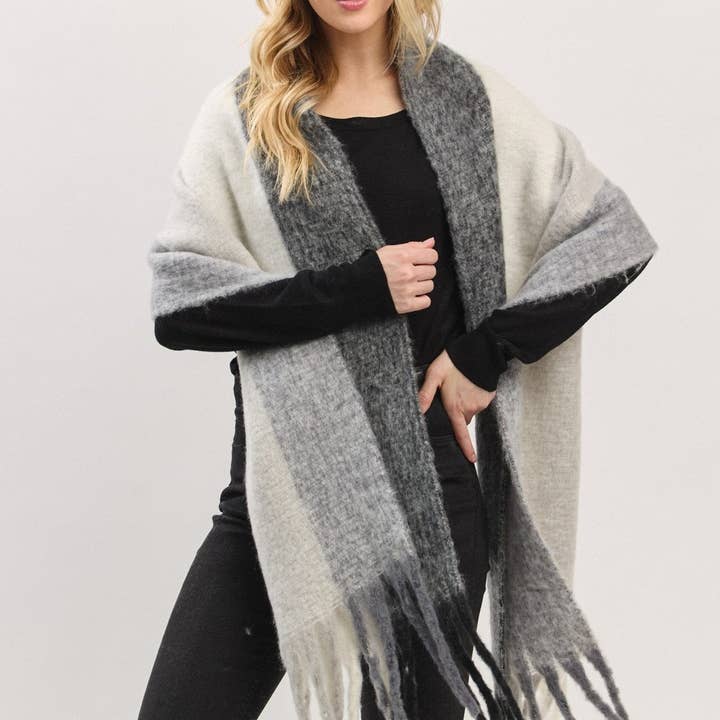 MiMi Wholesale - Wholesale Scarf - Women's - MS0452 Solid Brushed Fringe Scarf11