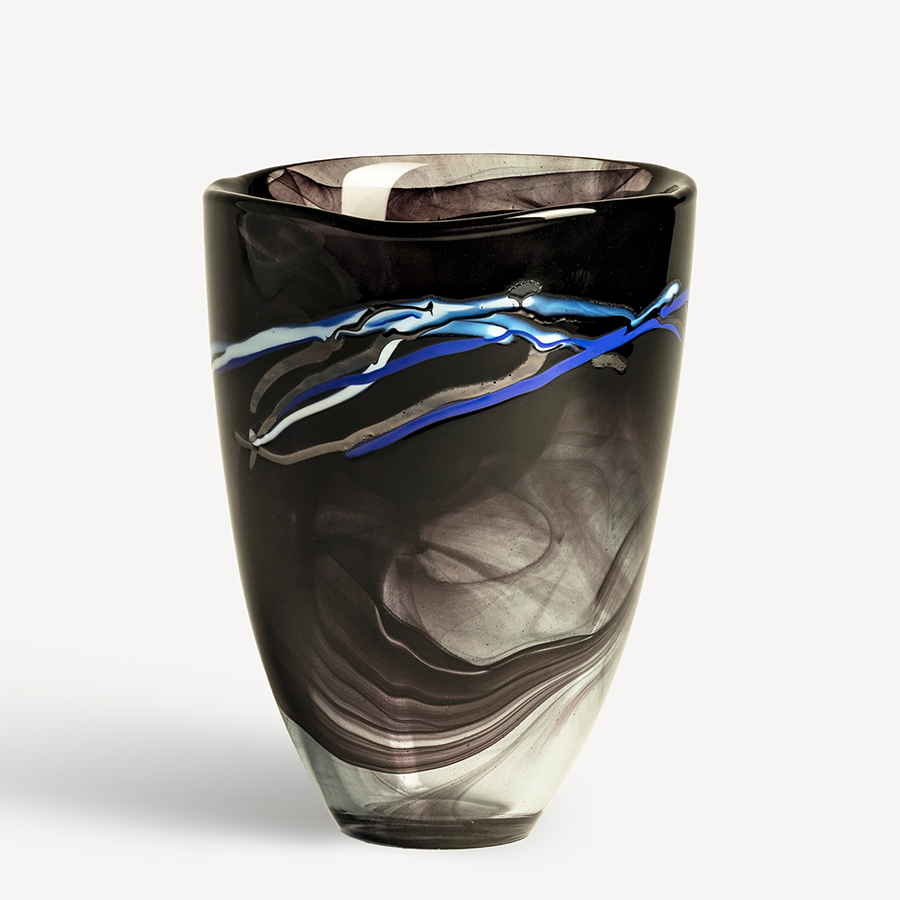 Kosta Boda - Wholesale Vase - Contrast Vase Black0