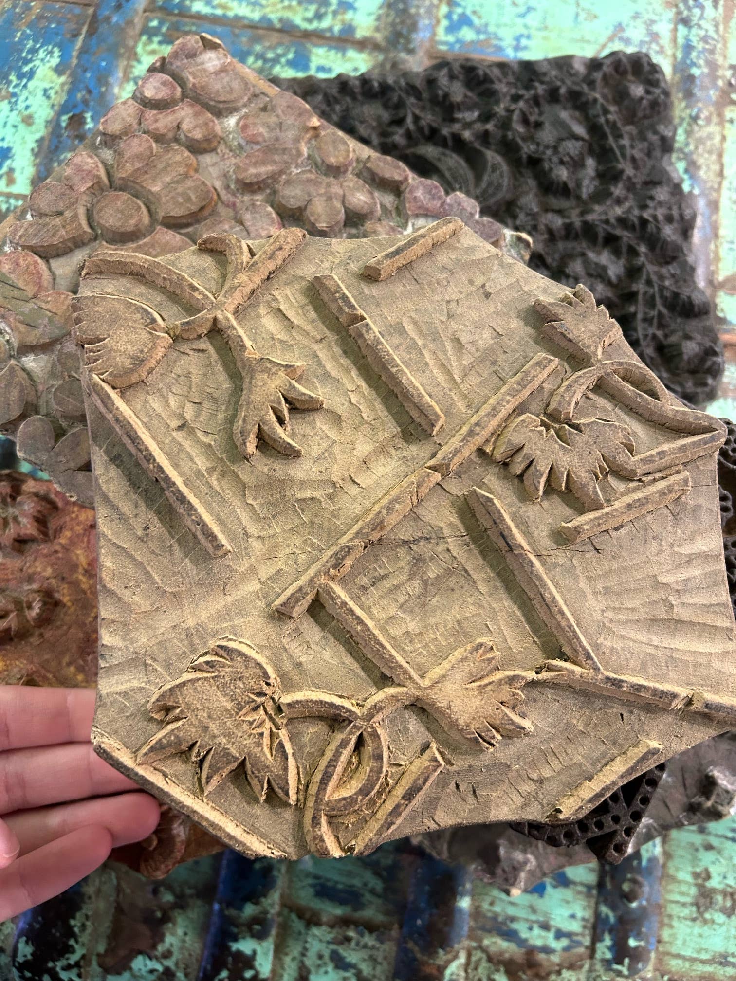 Asia West - Wholesale Decoratieve stempel - Met de hand gesneden houten drukblokken8