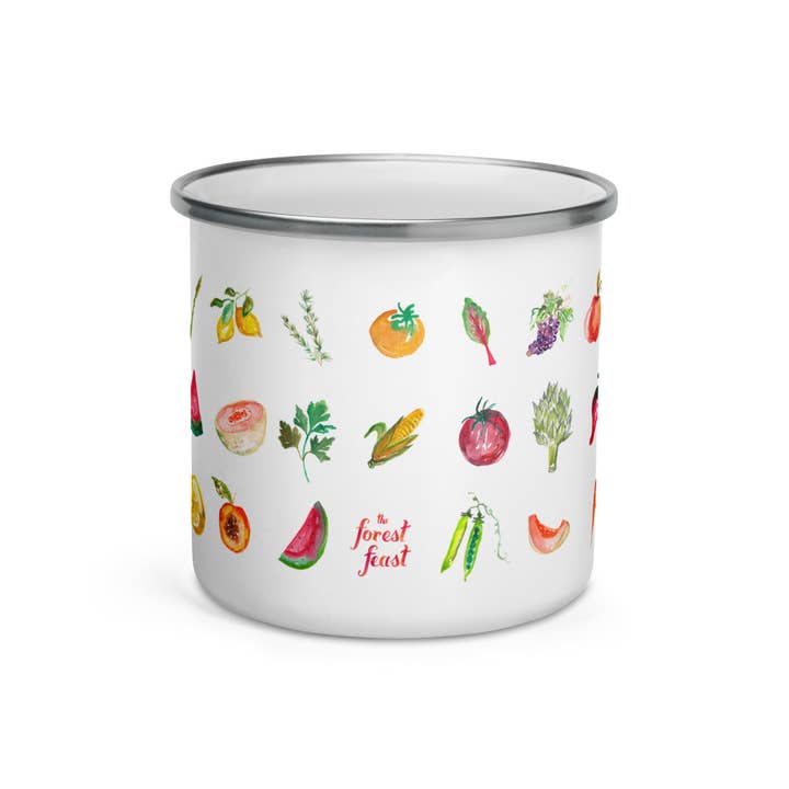 The Forest Feast - Wholesale Coffee Mug - Forest Feast Enamel Mug1