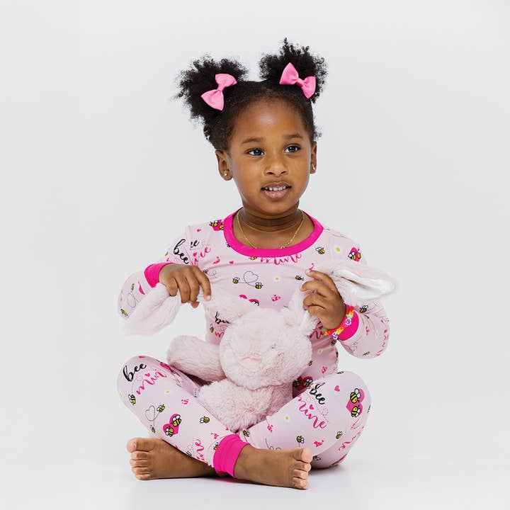 Bam & Stitch – wholesale Sleepwear set – Kids – Bee Mine Two-Piece Long Sleeve Pajama Set
