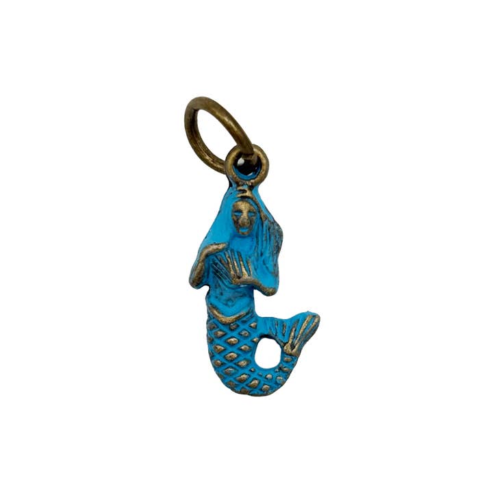 Gleeful Peacock - Wholesale Charm/Dangle Bracelet - Mermaid Siren Charm (available with Bracelet or Necklace)2