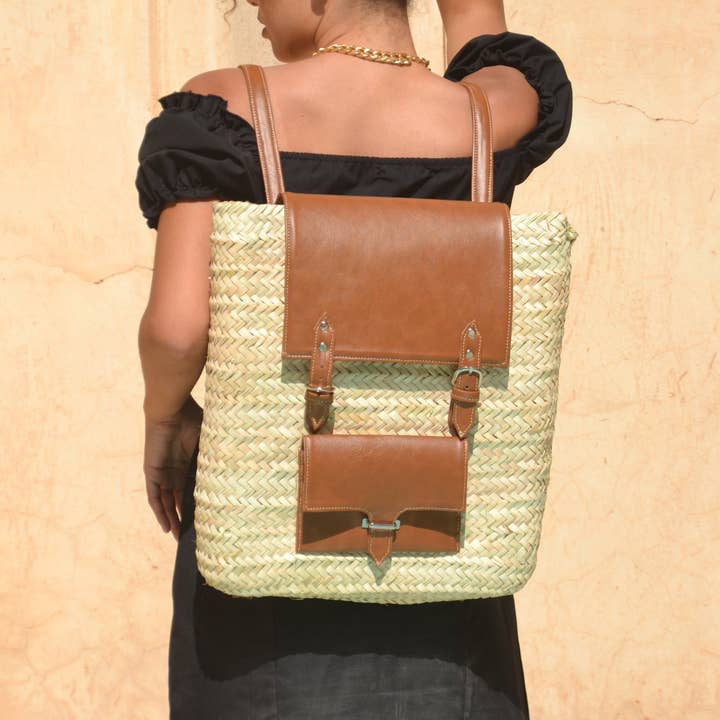 Casual Ryggsäck-halm Ryggsäck - Halm Beach för wholesale av woolsouk ( We handle U.S. import procedures for you )