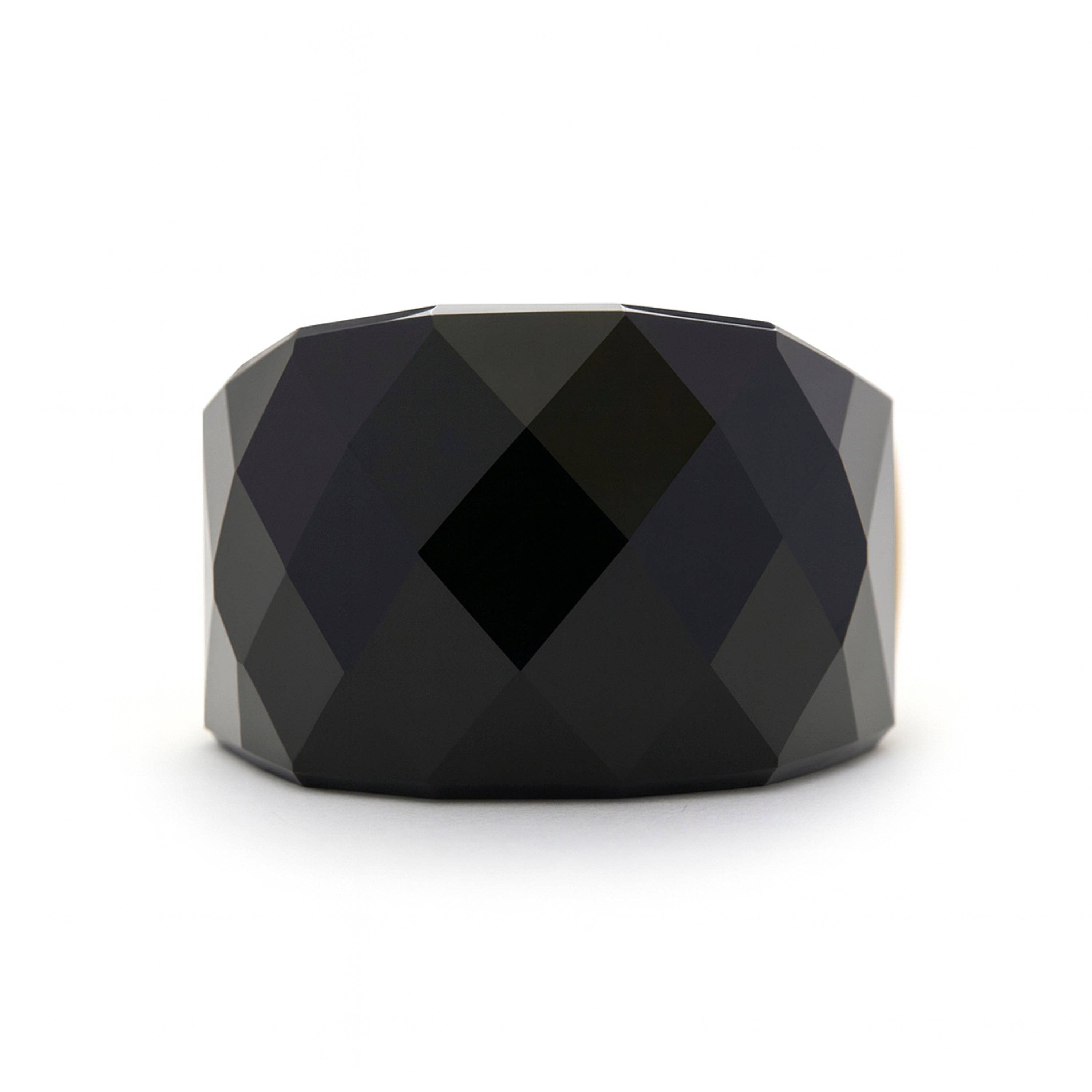 Luxenter - Wholesale Cocktail/Statement Ring - Anillo con Cuarzo Hidrotermal Onix acabado en oro amarillo de 18k - Hianvi3