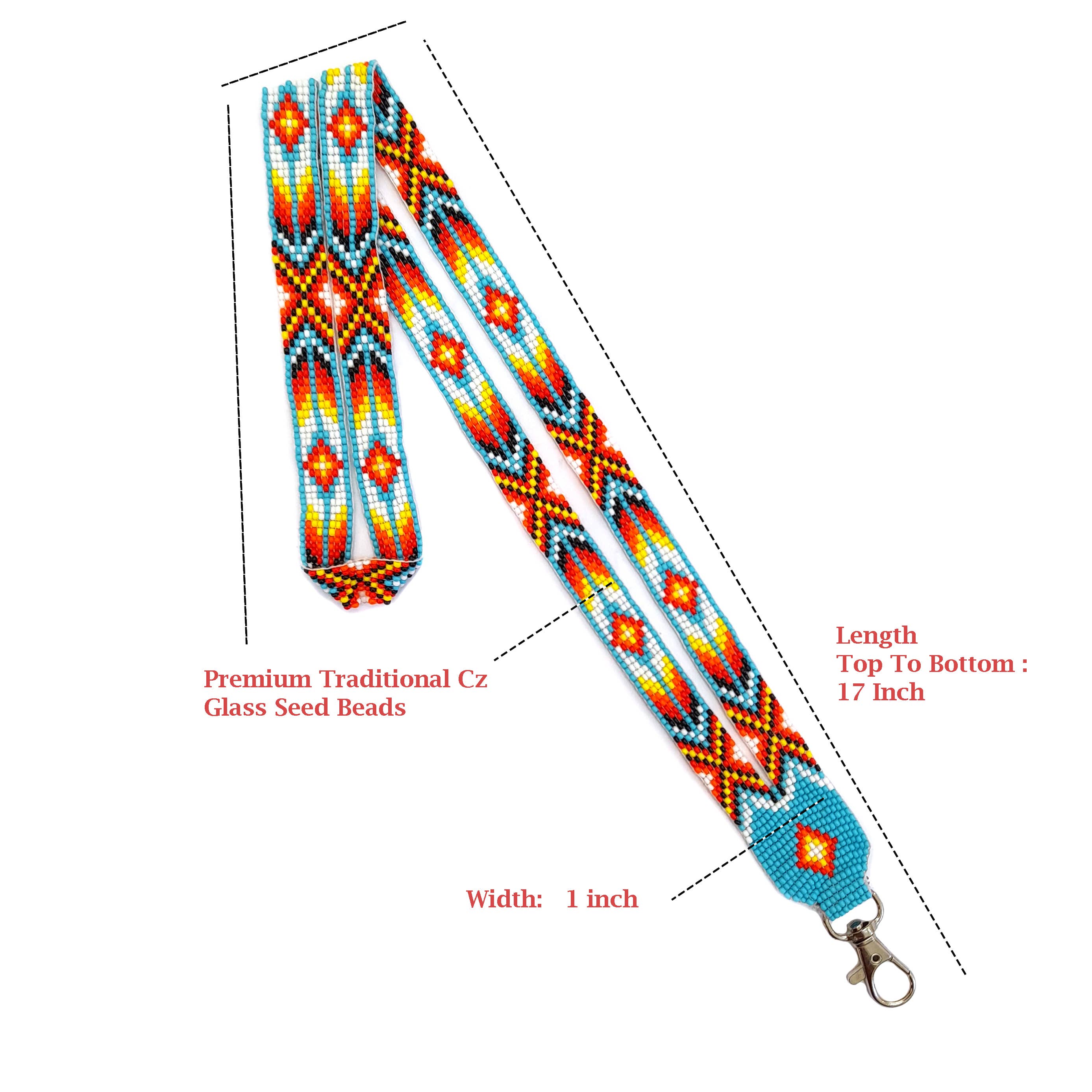 KANGURAH - Wholesale Lanyard - Women's - Beaded Lanyard with Matching Beaded Earrings, ID Card Holder21