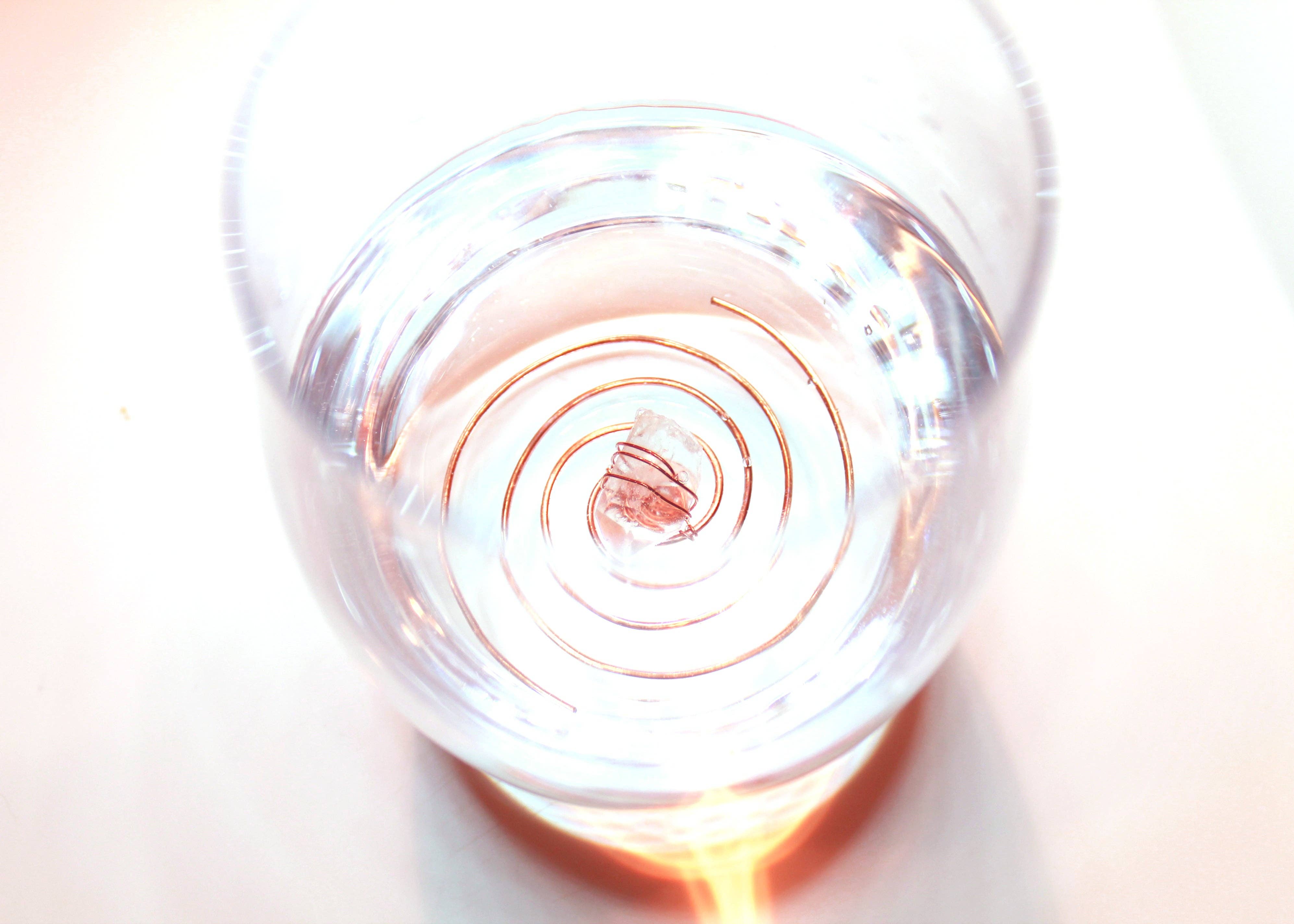 iláSTRATE™ - Wholesale Water Filter - CuH2O Droplet: Crystal Infused Copper Coil Water Charger1