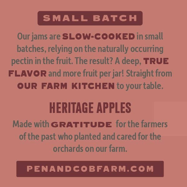 Pen & Cob Farm - Wholesale Jam/Jelly - Apple Cardamom Jam
