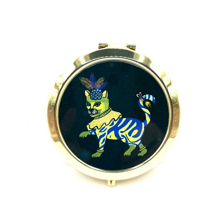 FunkyAdi - Wholesale Compact Mirror - Compact Mirrors Pin Button2