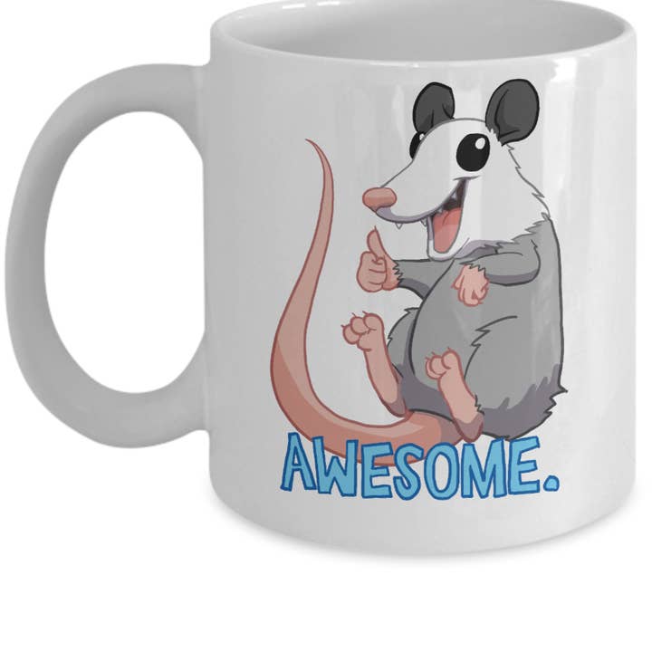 Tasse Awesome Possum pour la vente par Sharptooth Snail