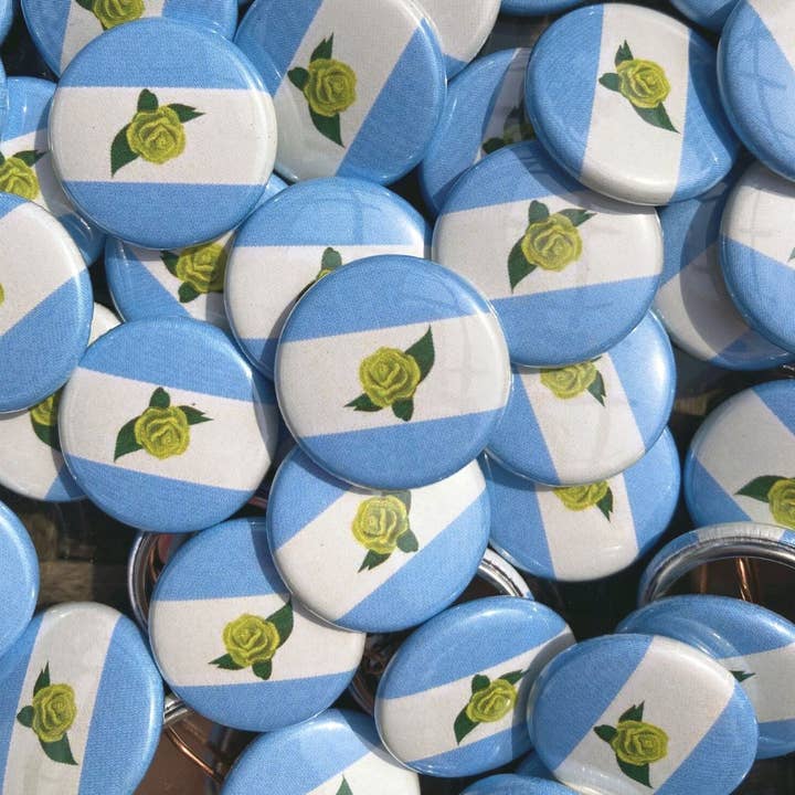 Achillean Pride Flag Badge for wholesale by Rainbow & Co