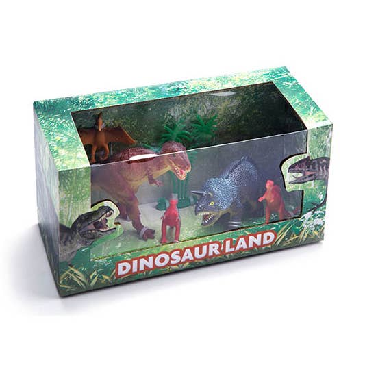 JUMI – Engroshandel Legetøjssæt - Børn – 6 Jurassic Dyr Assorteret Udstillingsboks0