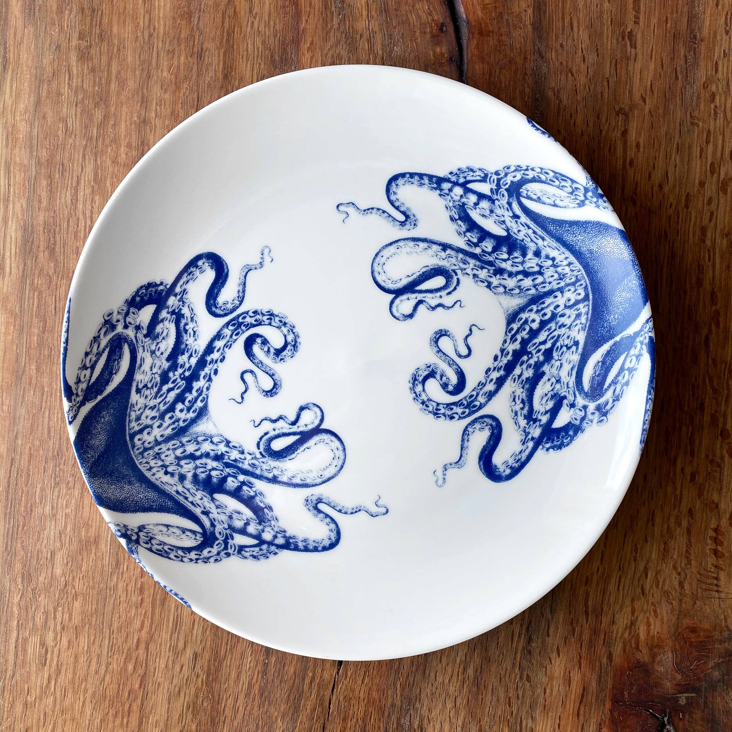 Caskata - Wholesale Dinner Plate - Lucy the Octopus Coupe Dinner Plate3