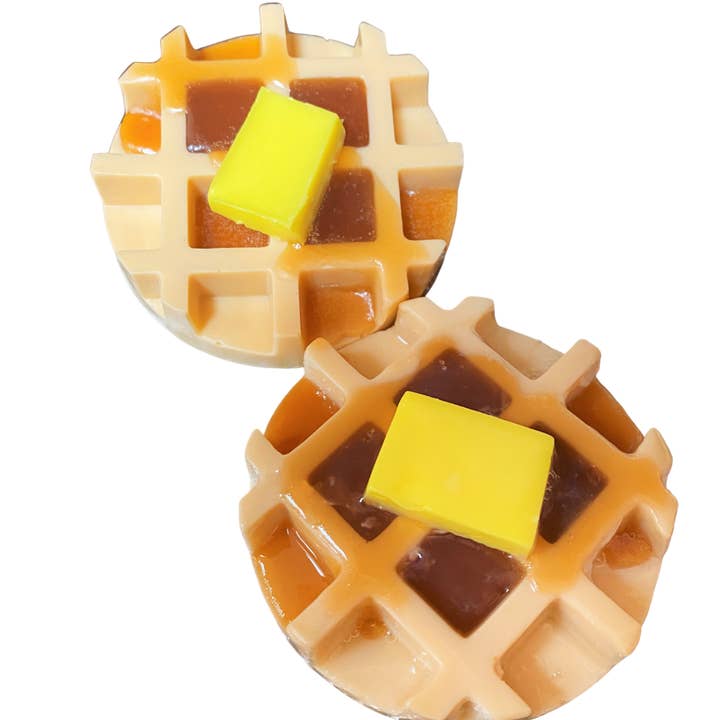 Maple Syrup Scented Waffle Soap Bar for wholesale by Bubble Bee Soapery