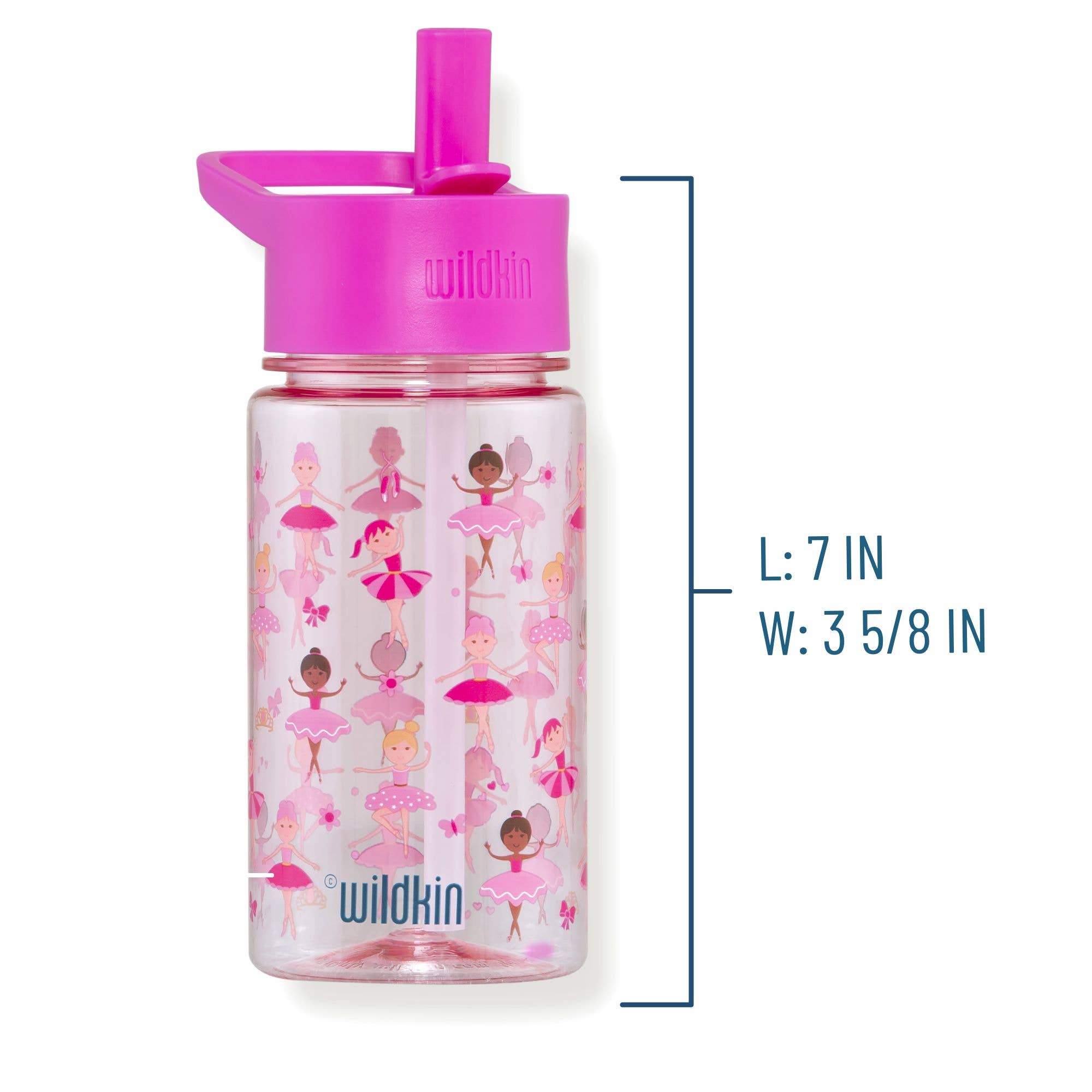 Wildkin - Wholesale Water Bottle - Ballerina 16 oz Tritan Water Bottle2