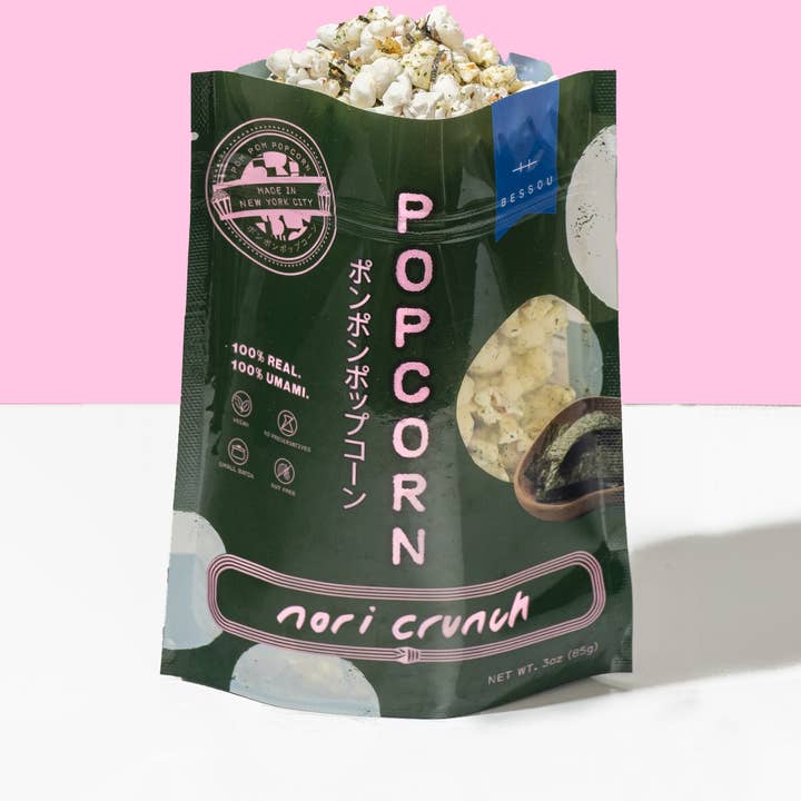 Pipoca, Nori Crunch por atacado de Pom Pom Popcorn by Bessou
