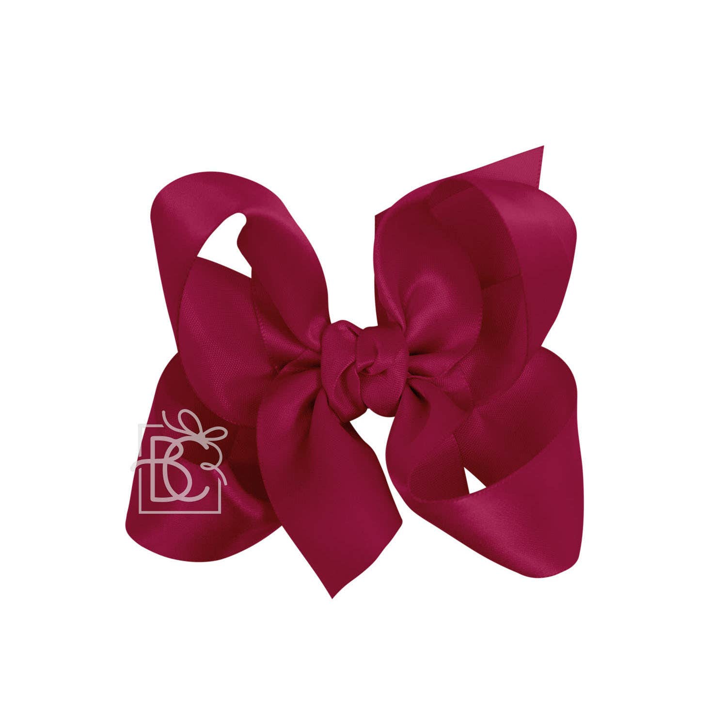 Beyond Creations, LLC - Wholesale Hair Bow - Kids - SATIN BOW ON CLIP258