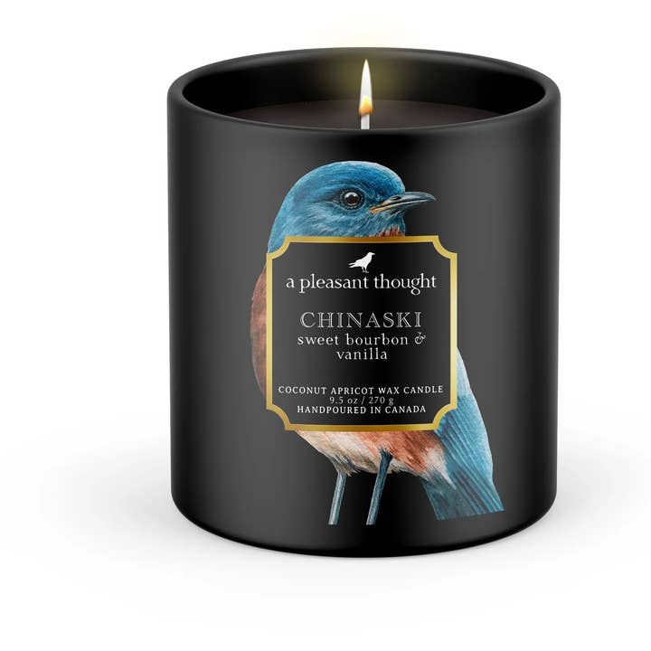 A Pleasant Thought - Vente Bougie en bocal - CHINASKI | BOURBON DOUX ET VANILLE | BOUGIE CORBEAU