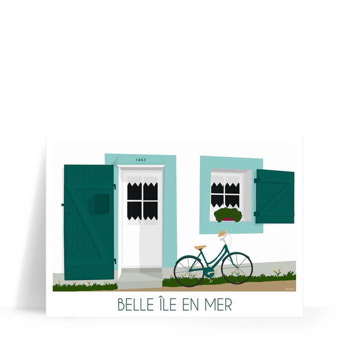 Affiche Belle-Île-en-Mer pour la vente par Wakatp