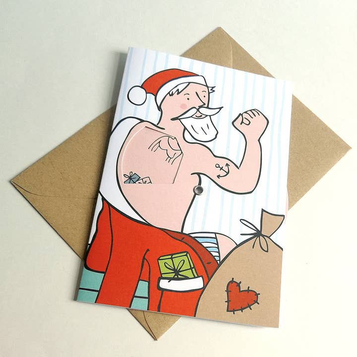 10 Recycling-Weihnachtskarten Mit Umschlägen: Tattoos für den Großhandel von Kettcards