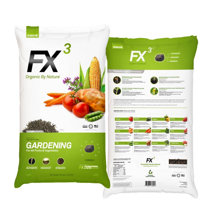 HUMANE FX3 - Foundational Fertilizer (60 Bags Full Pallet) for wholesale by Humane