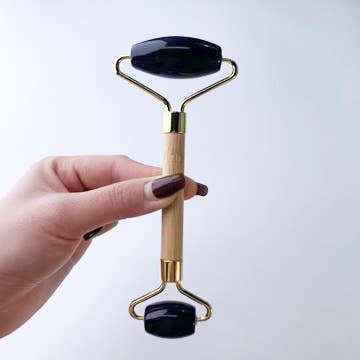 Smile Boutiques - Wholesale Face/Beauty Roller - Natural Gemstone Bamboo Facial Roller4