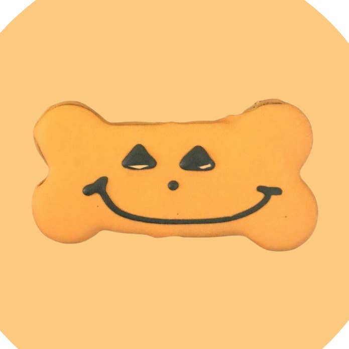 Bakery Dog - Wholesale Pet treats – Dog - Pumpkin Face Dog Bone0
