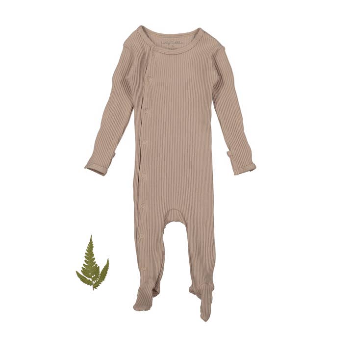 The Snap Romper - Mauve for wholesale by Lovely Littles