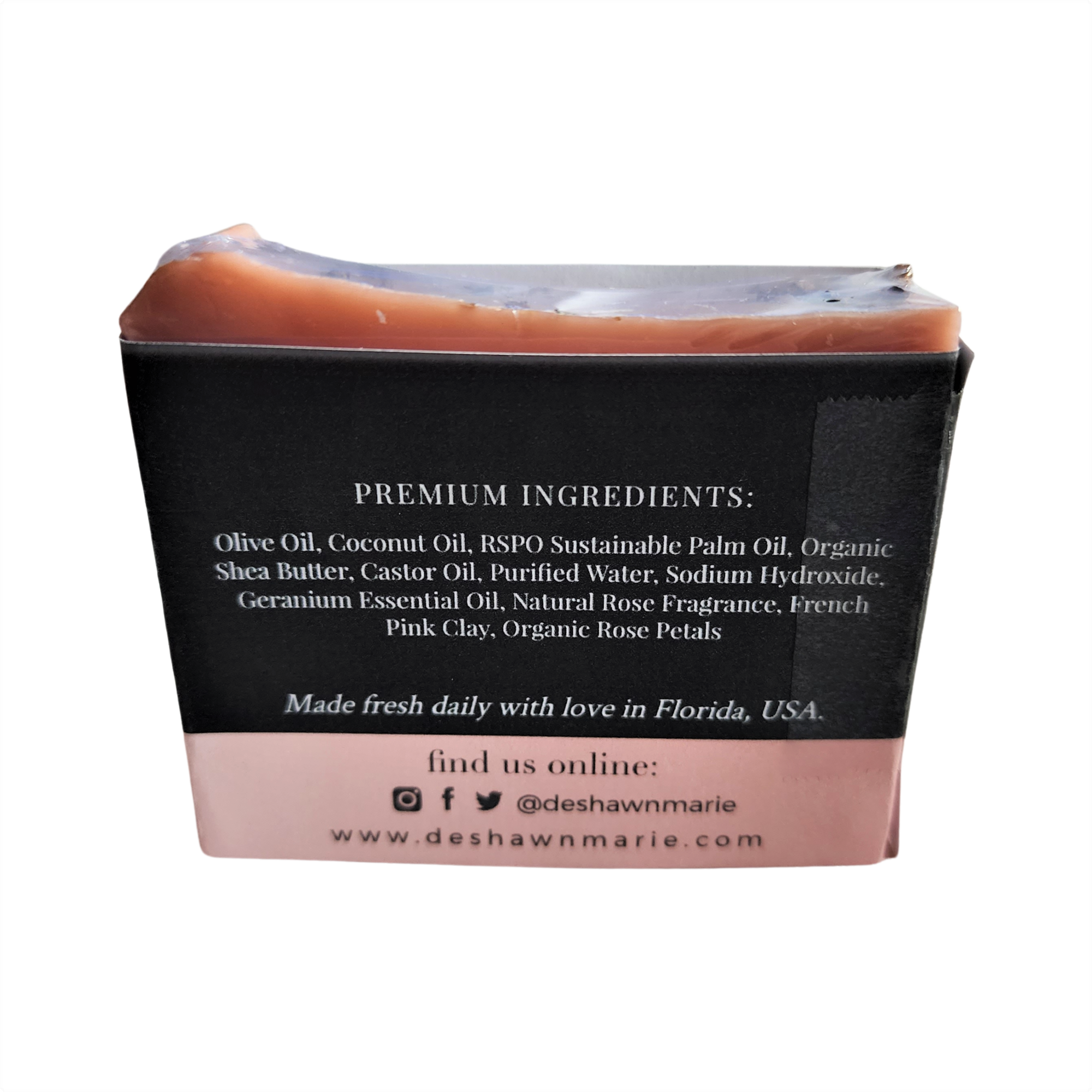 DeShawn Marie Soap Boutique - Wholesale Bar Soap - Rose Geranium Bar Soap4