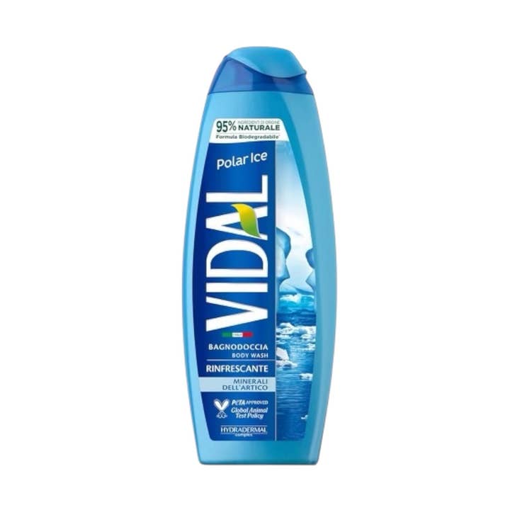 Vidal Body wash/ bagnodoccia
Polar Ice Refreshes & Regenerates Arctic Minerals 500ml for wholesale by Made in eatalia