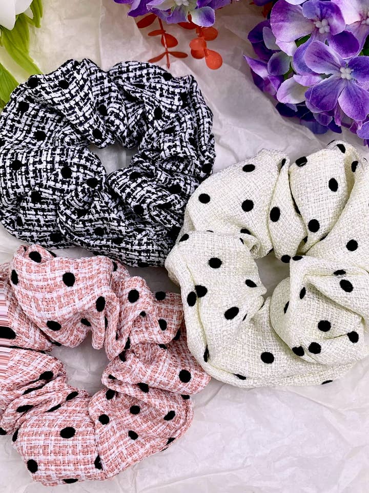 Elastici per capelli a pois FQ80 per la vendita all'ingrosso da parte di BYREN | ÉLINE L'ATELIER