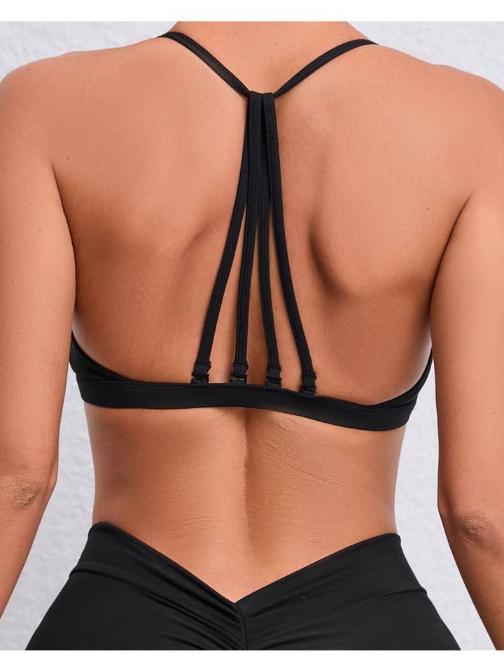 Wholesalesir - Wholesale Athletic top – Women′s - Detachable Shoulder Strap Yoga Vest1