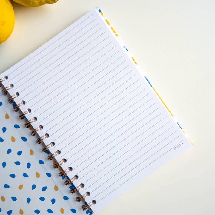 Avril & Novembre - Wholesale Notebook - Lemon Spiral Notebook