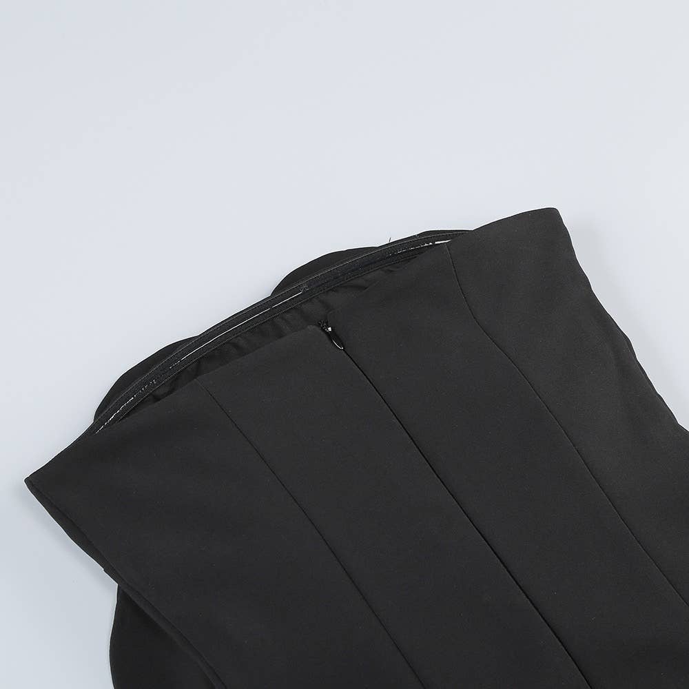 Productseeker - Wholesale Dress - Women's - DR0127 Red 3D Flower Tube Dress - Bold Elegance13