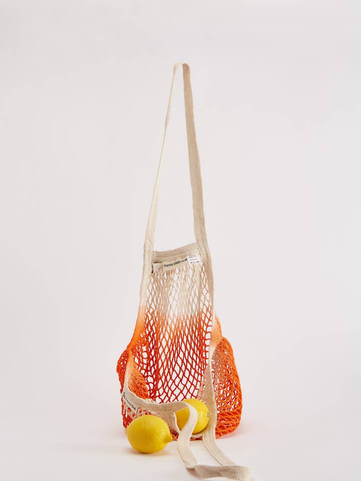 Dip Dye Long Handled String Bag for wholesale by Turtle Bags