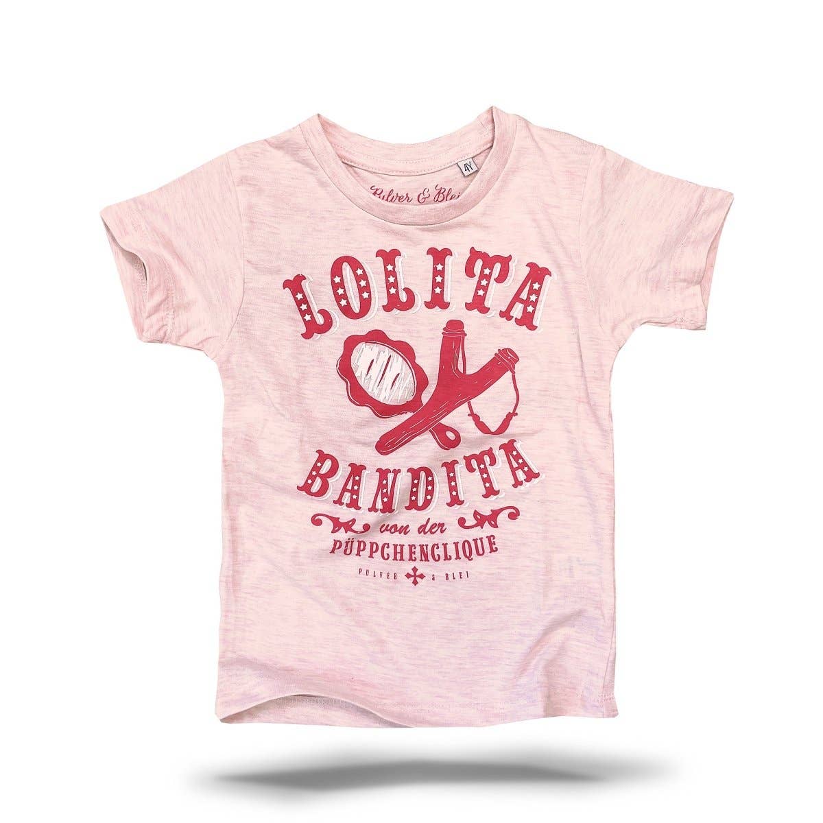 Pulver Blei - Wholesale Screen Printed T-Shirt - Kids - Lolita Bandita Pink0