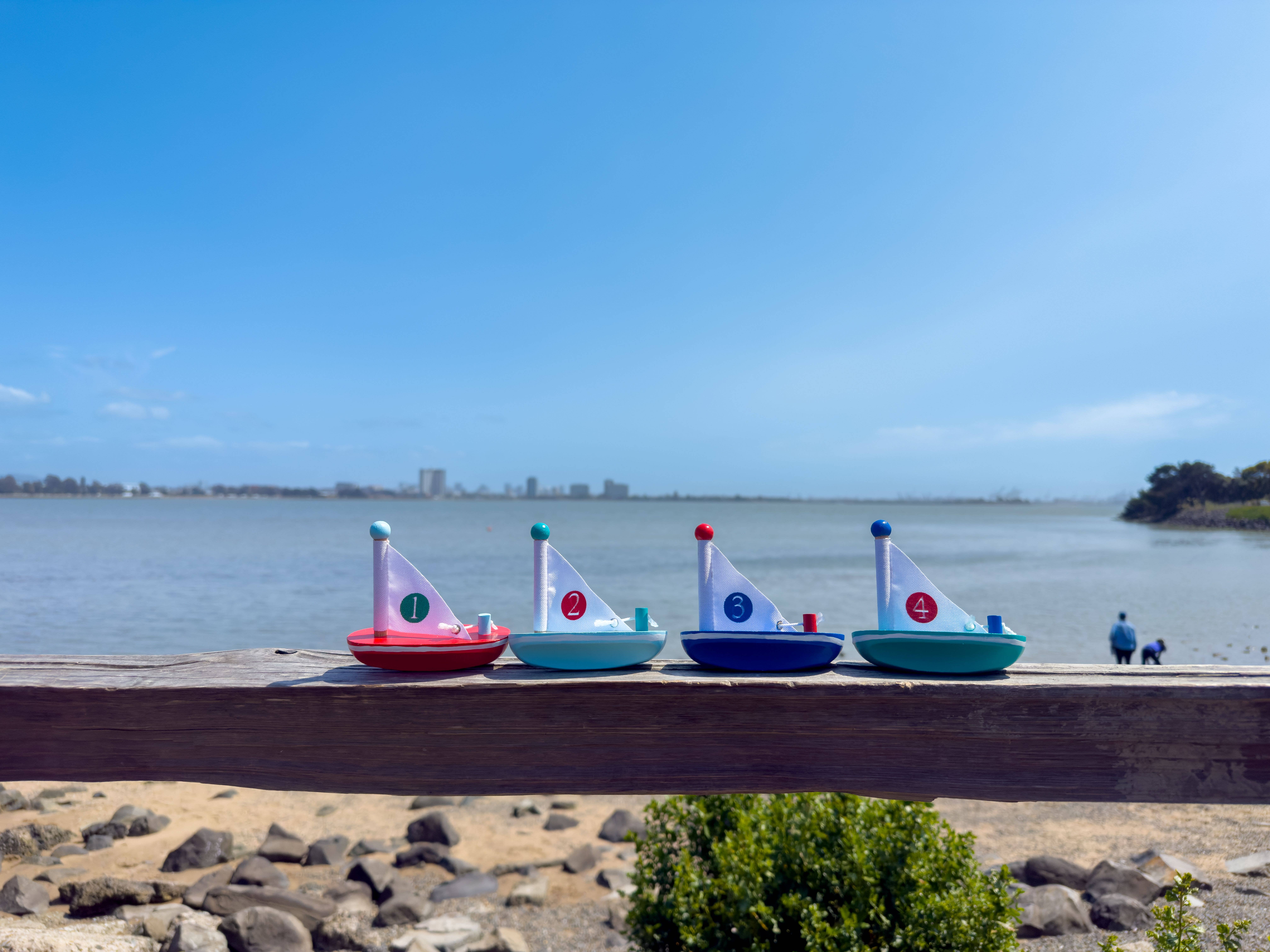 Jack Rabbit Creations - Wholesale Wood Toy - Kids - My Lil Wooden Sailboats Refill - Set of 242