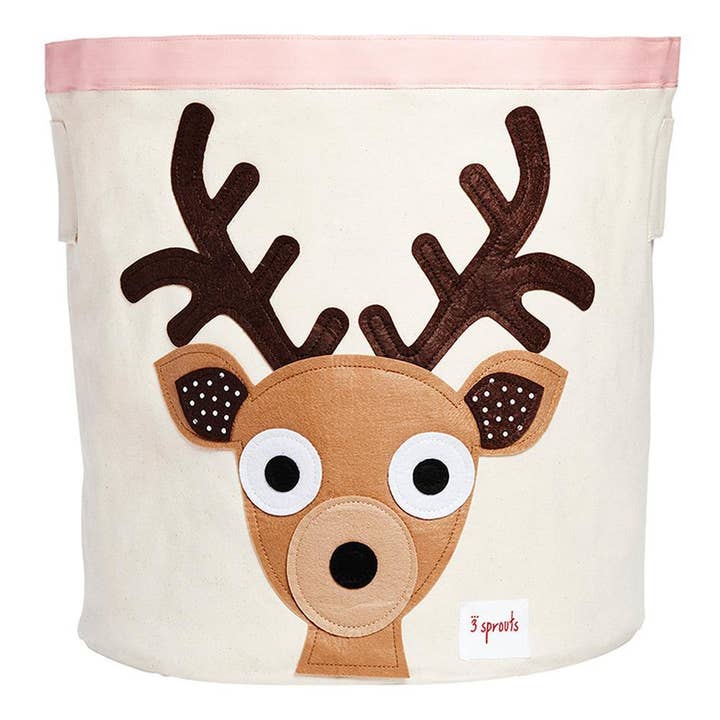 Kids Storage Basket - Deer for wholesale by 3 Sprouts