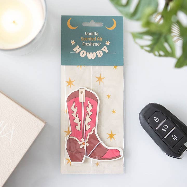 Something Different Wholesale - Wholesale Car Freshener - Women's - Cowboy Boot Vanilla Scented Air Freshener