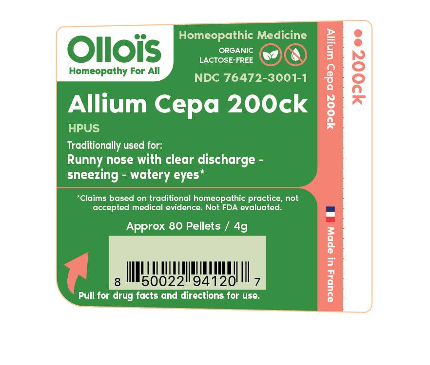 Ollois - Wholesale Oral Supplement/Vitamin - Olloïs Allium Cepa 200CK Vegan Organic kosher, 80 Pellets1