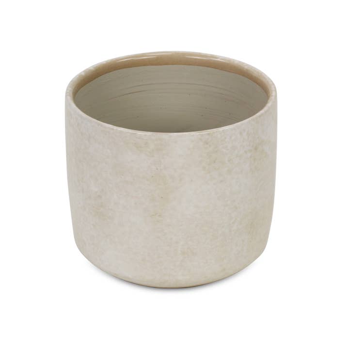 Cheungs Home Decor - Wholesale Plant Pot - Lavina Mosaic Pattern White Ceramic Pot