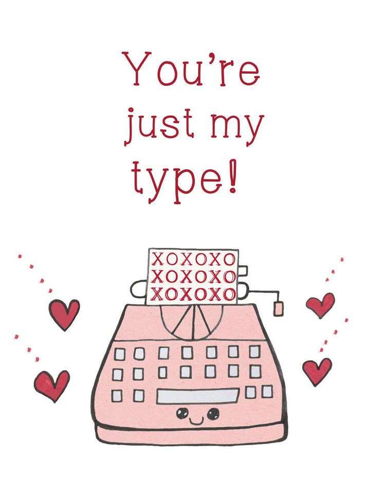 Post Card- Just My Type for wholesale by Jen Lashua | Home Decor & Gifts