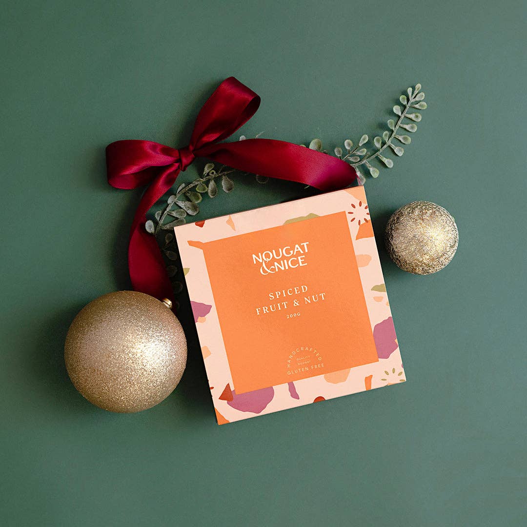 Nougat & Nice - Wholesale Nougat - Spiced Fruit & Nut Nougat  | 200g Box1