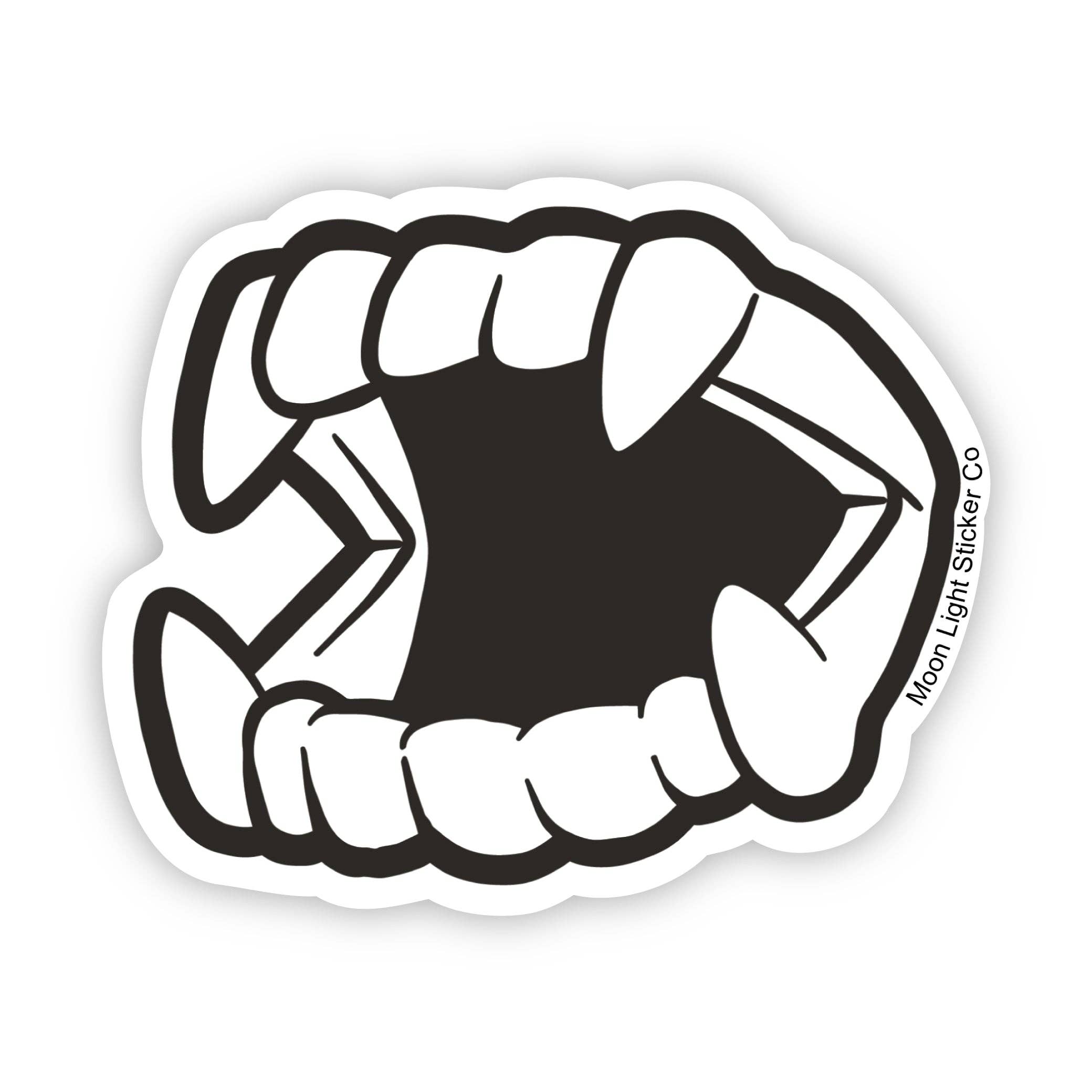Moon Light Sticker Co - Wholesale Sticker - Fangs Sticker