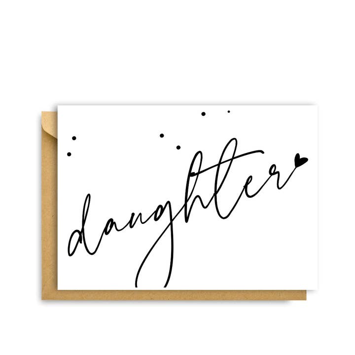 CARTE D'ÉCRITURE POUR FILLE pour la vente par My Hygge Shop