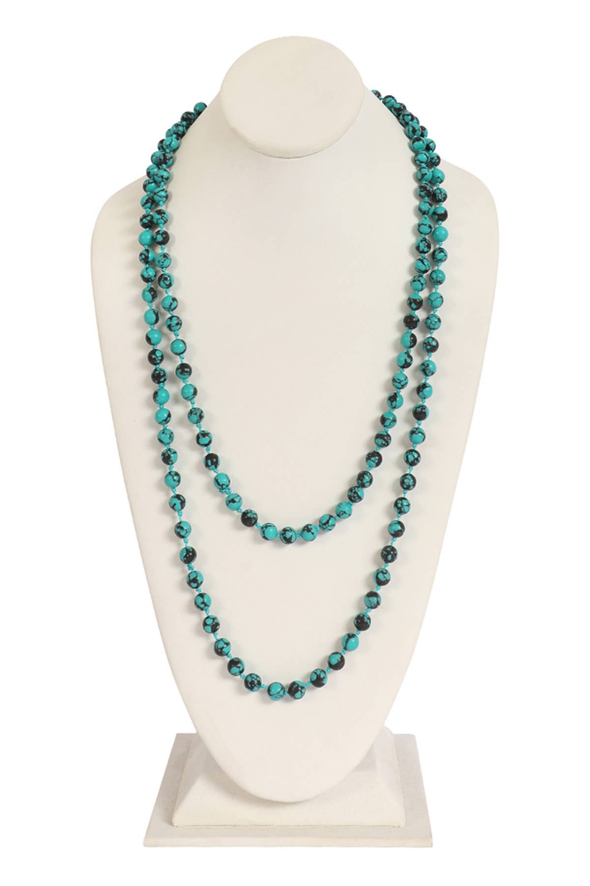 MYS Wholesale Inc - Vente Collier de perles - Collier Long en Perles de Pierre Naturelle