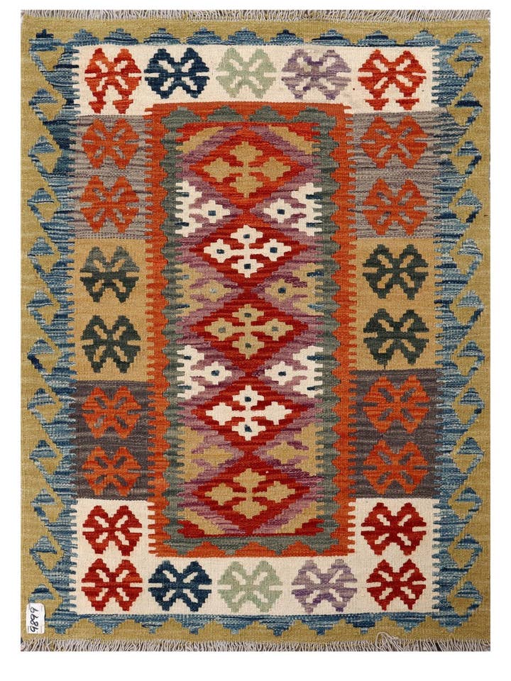 Tappeto Kilim Maimana Afghanistan - 123 x 90 cm per la vendita all'ingrosso da parte di Imaco Rugs