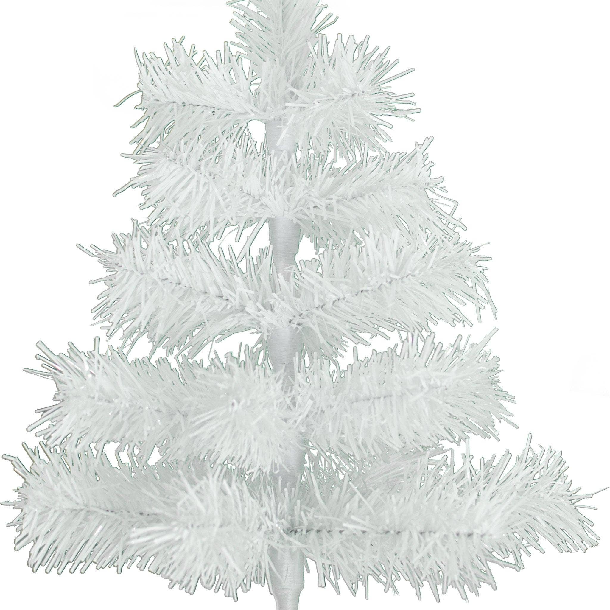 Lee Display - Vente Décoration de Noël - Sapin de Noël à guirlandes blanches3