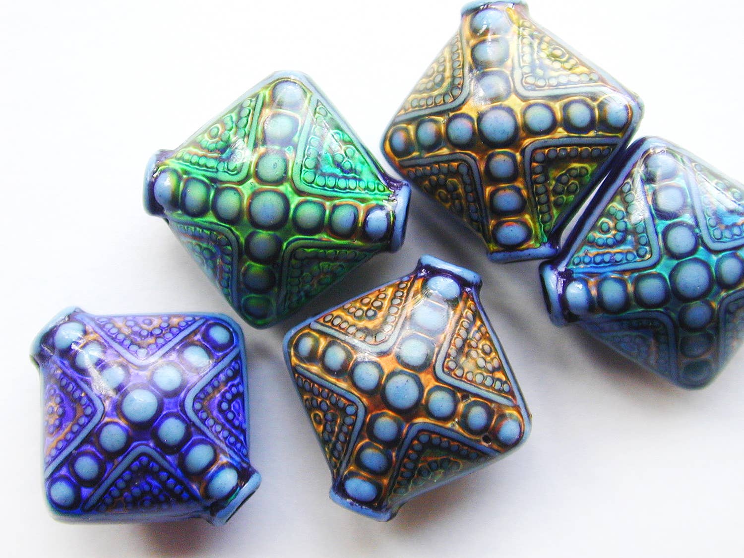 Tika - Wholesale Beads - Mirage Beads (Polymer)- Sapphire2