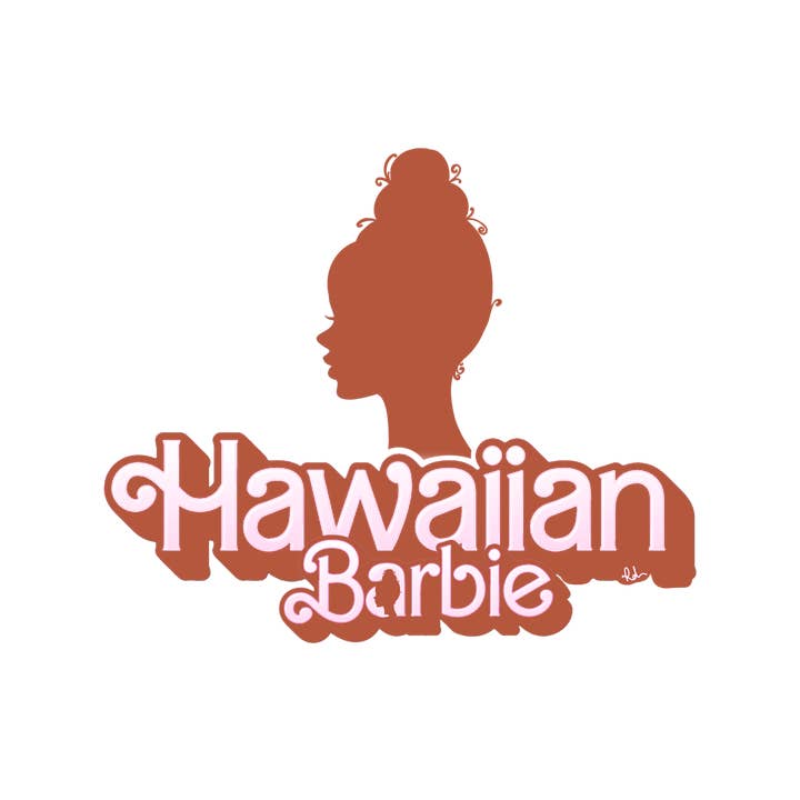 Irie and Haze - Wholesale Sticker - Hawaiian Barbie sticker2